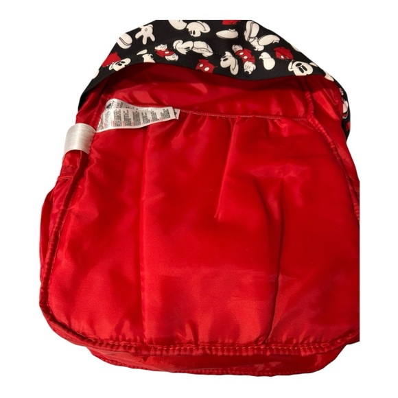 Disney Mickey Mouse Black and Red Backpack - Picture 6 of 9